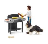 Schleich Horse Club Barbecue con Tom - Set di 12 tasche per bambini e bambine dai 4 anni in su