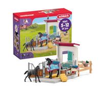 SCHLEICH 2542611 BOX CON GIUMENTA E PULEDRO