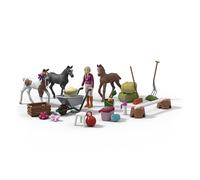 SCHLEICH Calendario dell'Avvento Horse Club 2025, Allevamento di Puledri di Natale