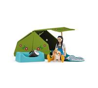 Schleich Horse Club Camping Adventure with Kim - Set di 10 tasche per bambini e bambine dai 4 anni in su