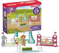 SCHLEICH HORSE CLUB | Ostacoli equestri 42612 | accessori modulari per allenamento e gara | giocattolo cavalli per bambini dai 5 anni | regalo per bambini | set da 30 pezzi
