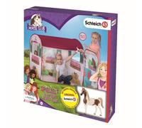 Schleich Horse Club Tenda Da Gioco Con 1 Cavallo 100x70x80cm