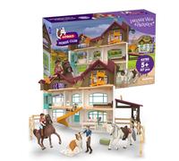 Schleich HORSE CLUB | Villa e Paddock sul Lago 42785 | 157 pezzi | Set da gioco dai 6 anni | set con personaggi, numerose funzioni e tanti accessori | giocattolo cavallo realistico
