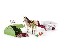 ACTION FIGURE SCHLEICH IL CAMPEGGIO DI SARAH (SERIE HORSE CLUB CAVALLI)