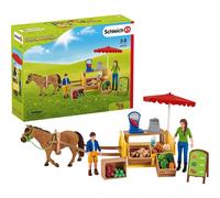 Schleich Multicolour Farm World Sunny Day Mobile Farm Stand Play Set