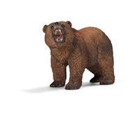 SCHLEICH ANIMALI ORSO GRIEZLY IN RESINA H 10 CM ETA' 3+