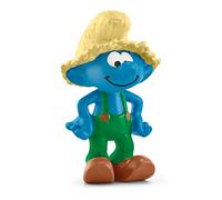 SCHLEICH- Smurf Pre School Smurfs ['Puffo Agricoltore'] Personaggio, Animalier, Multicolore, s, 20837