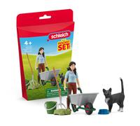 Schleich Pocket Set Mini Mondo - Emily Si Prende Cura Degli Animali 42747