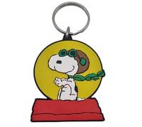Schleich Portachiavi in PVC Peanuts, Snoopy (Aviatore), multicolore, M