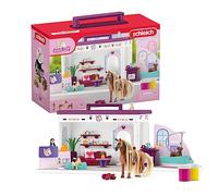 Schleich | Salotto Animali 42614 | 66 Pezzi | Set da gioco | set con personaggi, numerose funzioni e tanti accessori | giocattolo cavallo realistico