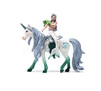 Sirene sul mare unicorno, figurina fantastica, per bambini di 5, 15,5 x 8,2 x 18 cm - Schleich 42509 Bayala