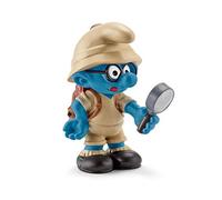 Schleich- Smurfs Figurine, Colore Come da Originale, Dipinto a Mano, 20778