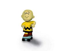 Schleich- Snoopy/Peanuts Charlie Brown sullo Skateboard, 22076