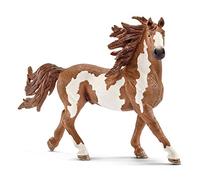 SCHLEICH Pinto Stallion Toy Figure, Marrone