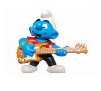SCHLEICH The Smurfs Figure - The Bassist Smurf (20450)