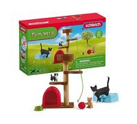 ACTION FIGURE SCHLEICH TIRAGRAFFI PER GATTI (SERIE FARM WORLD FATTORIA)