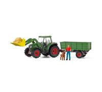 Schleich Trattore Del Mondo Agricolo Con Rimorchio Bambola