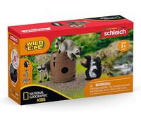 Schleich Wild Life Giochi Rigolos Con La Dadi 42532 Procione, Puzzola
