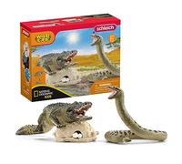 Schleich Wild Life | Pericolo nella palude 42559 | 4 Pezzi | Set da gioco dai 3 anni | set con personaggi, numerose funzioni e tanti accessori | figure realistiche di animali | Set da gioco dai 3 anni | set con personaggi, numerose funzioni e tanti accessori | figure realistiche di animali