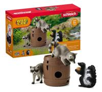 Schleich Wild Life - Set da gioco con animali da 5 pezzi, per bambini e bambine dai 3 agli 8 anni, Nutty Mischief, et 3+