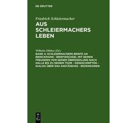 Schleiermachers Briefe an Brinckmann - Briefwechsel Mit Seine (Copertina rigida)