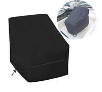Schleuder Copri Consolle Barca, Copertura Protettiva Barca 420D con Rivestimento UV, Telo Copri Impermeabile per Protettiva (Large-117 * 102 * 114.5cm,Nero)