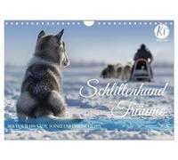 Schlittenhund Träume (Wandkalender 2026 DIN A4 quer), CALVENDO Monatskalender: Eine Hommage an Siberian Husky, Alaskan Malamute, Samojede und Co