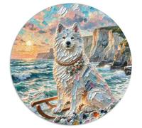 SchlittenhundeJigsaw 1000 Teile Für Erwachsene Und Kinder, Puzzle 1000 Teile Puzzles Pet DogGameGeschenk,1000pcs (67.5x67.5cm)