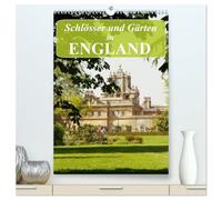 Schlösser und Gärten in England (hochwertiger Premium Wandkalender 2026 DIN A2 hoch), Kunstdruck in Hochglanz: Weltberühmte englische Gärten und Schlösser, die einen Besuch wert sind