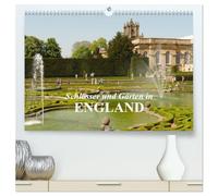 Schlösser und Gärten in England (hochwertiger Premium Wandkalender 2026 DIN A2 quer), Kunstdruck in Hochglanz: Weltberühmte englische Gärten und Schlösser, die einen Besuch wert sind