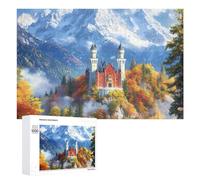 Schloss Neuschwanstein Puzzle per adulti Famiglia Attività Giochi Home Decor Puzzle 1000 PCS