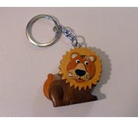 Schluesselanhaenger Holz, Loewe