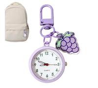 Schlüsselanhänger Uhr - ABS Acryl Eisen 2,2 x 6,5 cm Leicht | Leuchtendes Modeaccessoire Mini-Uhr als Cartoon-Taschenanhänger with Nachtleucht Funktion, Uhr Schlüsselanhänger, Rucksack Accessorio