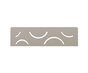 Schlüter SHELF N S1 - Mensola curva, colore: Grigio pietra