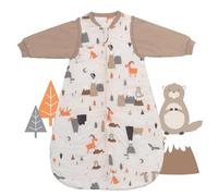 schlummersack Slumbersac Sacco nanna Tog 2.5 110 cm Animali di montagna | Sacco nanna annuale 18-36 mesi cotone | Sacco a pelo bambini maniche rimovibili