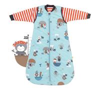 schlummersack Slumbersac Sacco nanna Tog 2.5 150 cm Pirata | Sacco a pelo bambini 6-10 anni cotone | Sacco nanna annuale maniche rimovibili