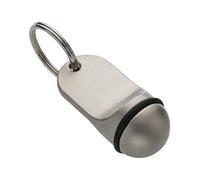 Schmalz Portachiavi Fujardo con Incisione di Metallo, incl. Incisione Hotel Gastronomia Argento - Argento, Größe: ca. 82 x 34 x 10 mm