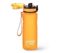 schmatzfatz Borraccia per bambini a prova di perdite, 500 ml, senza BPA, borraccia impermeabile riutilizzabile, facile apertura con bottone, infusore per frutta, ideale per scuola, sport o vacanze