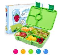 schmatzfatz by Lite - Portapranzo, 6 scomparti, 20,8 x 4,5 x 15 cm (LxAxP), senza BPA, leggerissimo, Tritan