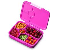 schmatzfatz Lite Lunch Box per bambini - Contenitore bento leggero con 4-6 scomparti, in Tritan senza BPA, a tenuta stagna e lavabile in lavastoviglie, per la scuola, l’asilo e le gite