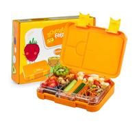 schmatzfatz Pranzo Box Bambino, Contenitore per il pranzo Bento Colorato, Scatola per il pranzo per bambini, Senza BPA, Contenitore per il pranzo impermeabile e lavabile in lavastoviglie, pranzo e
