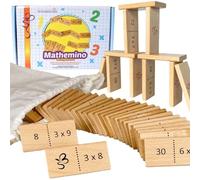 SCHMETTERLINE® Domino di matematica 1x1 apprendimento con divertimento divertente gioco di calcolo a partire dai 7 anni (2/3 ° grado) matematica matematica MATHEMINO (piccola unica)