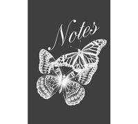 Schmetterling Notes - Wunderschönes Butterfly Journal mit floralem Natur Design Notizbuch: Liniertes A5 Notizheft 120 Seiten für Frauen Mädchen Schule Büro Geschenkidee