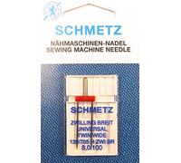SCHMETZ 1 ago gemellare universale (extra larga) 130/705 pistone piatto St. 8,0/100