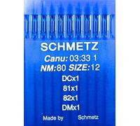 Schmetz 10 aghi per macchina da cucire DCx1 / 81x1 / 82x1 (industriale) NM 80
