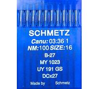 SCHMETZ 10 aghi per macchina da cucire, sistema B-27, industriale, St. 100