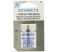 Schmetz 1774 Twin stretch Machine Needle size 2.5/75 1 ct 2 Pack