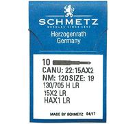 Schmetz 5 aghi per macchina da cucire HAx1 LR St.120