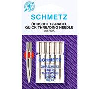 SCHMETZ | 5 Aghi per macchine da cucire | Cruna scanalata | 705 HDK | Spessore 90/14 | Adatto alla maggior parte delle macchine da cucire domestiche