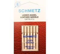 SCHMETZ 5 - Aghi per macchine da cucire, in pelle, 130/705 H-LL, spessore 100/16